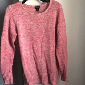 Pink and Gold cableknit Sweater